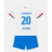 Barcelona Sergi Roberto #20 Replika Babykläder Borta matchkläder barn 2023-24 Korta ärmar (+ Korta byxor)